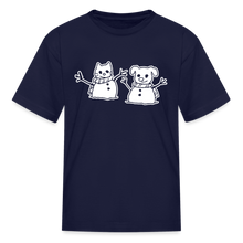 Load image into Gallery viewer, Snowfriends Kids&#39; T-Shirt - navy