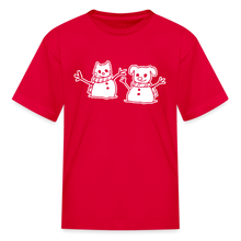 Load image into Gallery viewer, Snowfriends Kids&#39; T-Shirt - red