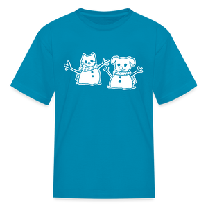 Snowfriends Kids' T-Shirt - turquoise