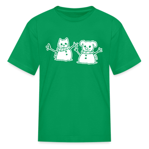 Snowfriends Kids' T-Shirt - kelly green