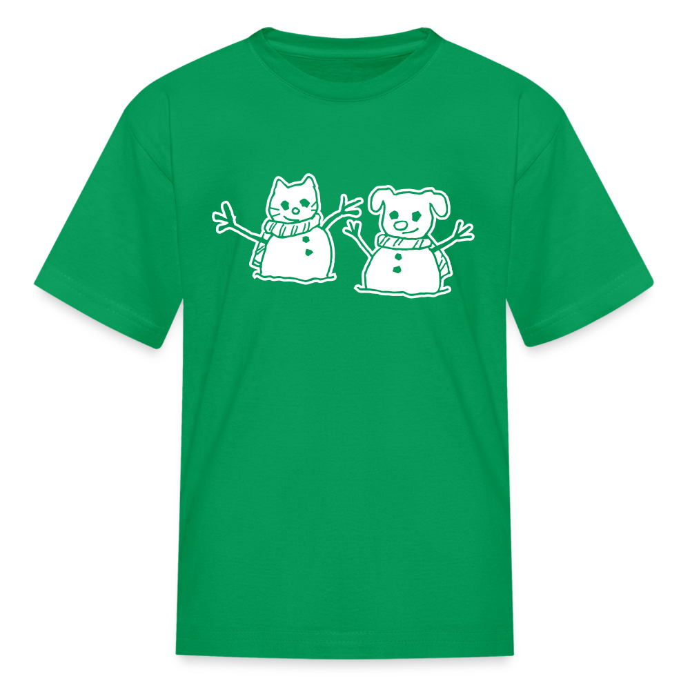 Snowfriends Kids' T-Shirt - kelly green