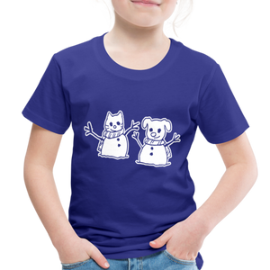 Snowfriends Toddler Premium T-Shirt - royal blue