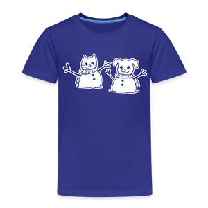 Snowfriends Toddler Premium T-Shirt - royal blue