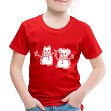Load image into Gallery viewer, Snowfriends Toddler Premium T-Shirt - red