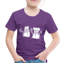 Load image into Gallery viewer, Snowfriends Toddler Premium T-Shirt - purple