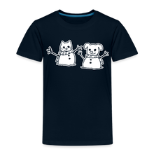 Load image into Gallery viewer, Snowfriends Toddler Premium T-Shirt - deep navy