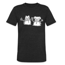 Load image into Gallery viewer, Snowfriends Tri-Blend T-Shirt - heather black