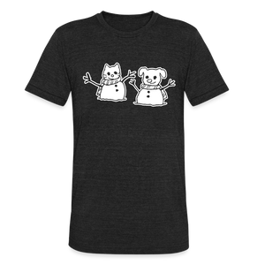 Snowfriends Tri-Blend T-Shirt - heather black