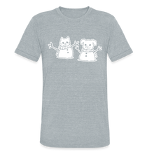 Load image into Gallery viewer, Snowfriends Tri-Blend T-Shirt - heather grey