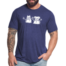 Load image into Gallery viewer, Snowfriends Tri-Blend T-Shirt - heather indigo