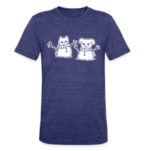 Load image into Gallery viewer, Snowfriends Tri-Blend T-Shirt - heather indigo