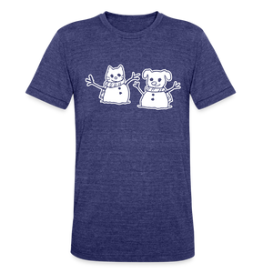 Snowfriends Tri-Blend T-Shirt - heather indigo