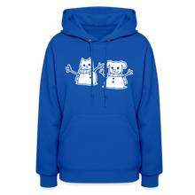 Load image into Gallery viewer, Snowfriends Contoured Hoodie - royal blue