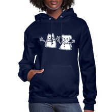 Load image into Gallery viewer, Snowfriends Contoured Hoodie - navy