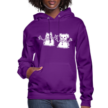 Load image into Gallery viewer, Snowfriends Contoured Hoodie - purple