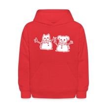 Load image into Gallery viewer, Snowfriends Kids&#39; Hoodie - red