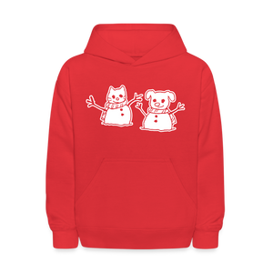 Snowfriends Kids' Hoodie - red