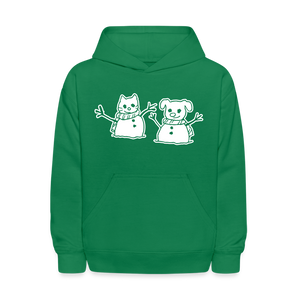 Snowfriends Kids' Hoodie - kelly green