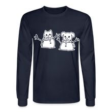 Load image into Gallery viewer, Snowfriends Classic Long Sleeve T-Shirt - navy