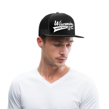 Load image into Gallery viewer, WHS Baseball Logo Trucker Cap - black/black