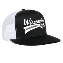 Load image into Gallery viewer, WHS Baseball Logo Trucker Cap - black/white