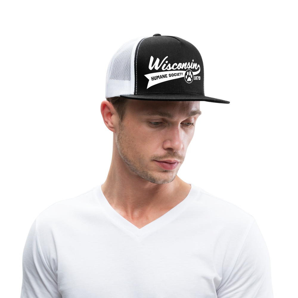 WHS Baseball Logo Trucker Cap - black/white