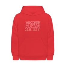 Load image into Gallery viewer, WHS 1987 Logo Kids&#39; Hoodie - red