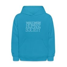 Load image into Gallery viewer, WHS 1987 Logo Kids&#39; Hoodie - turquoise