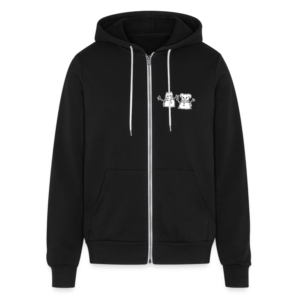 
                  
                    Snowfriends Small Logo Bella + Canvas Unisex Full Zip Hoodie - black
                  
                