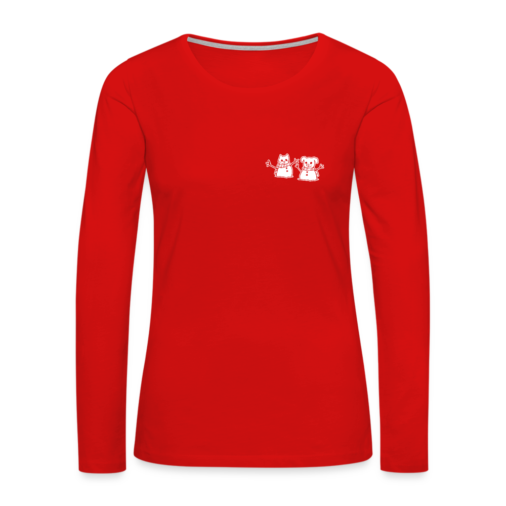 
                  
                    Snowfriends Small Logo Contoured Premium Long Sleeve T-Shirt - red
                  
                