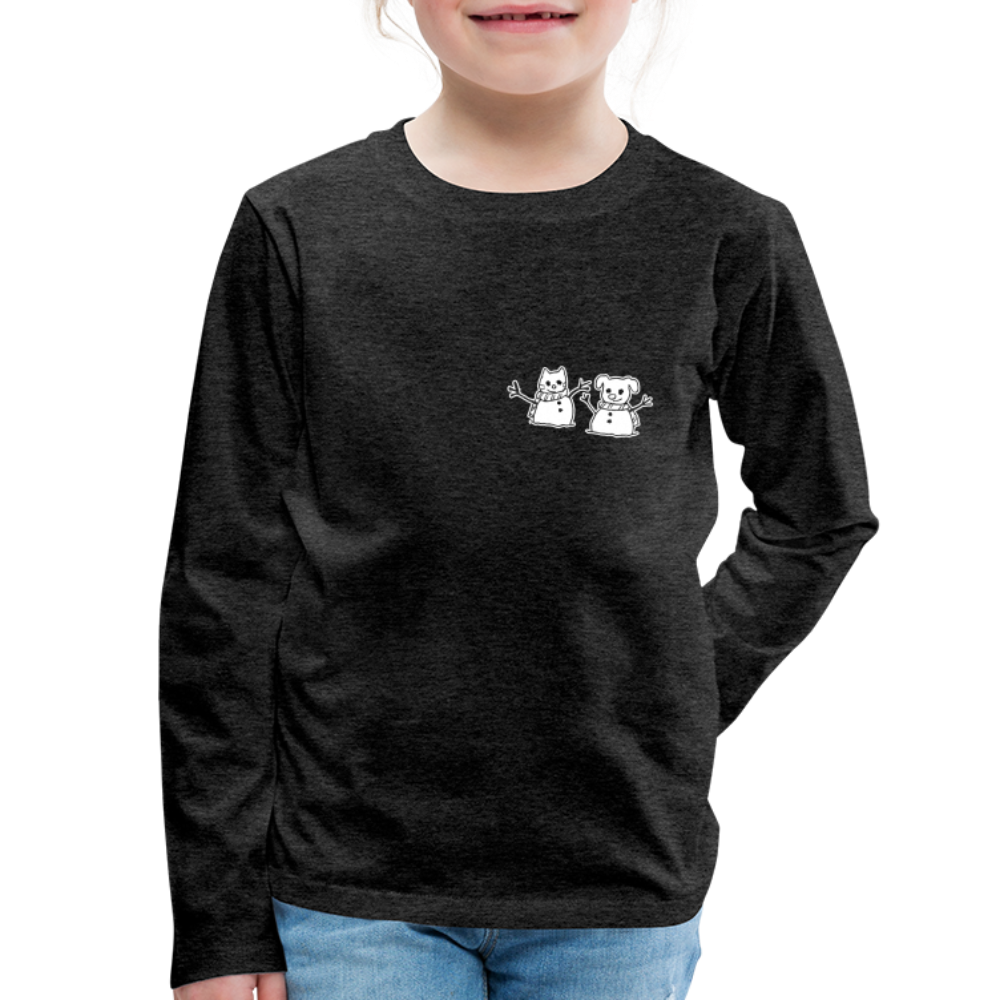 
                  
                    Snowfriends Small Logo Kids' Premium Long Sleeve T-Shirt - charcoal grey
                  
                