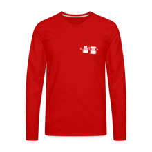 Load image into Gallery viewer, Snowfriends Small Logo Classic Premium Long Sleeve T-Shirt - red