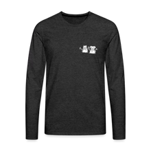 Load image into Gallery viewer, Snowfriends Small Logo Classic Premium Long Sleeve T-Shirt - charcoal grey