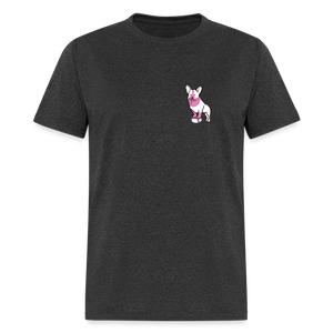 Pink Puppy Love Classic T-Shirt - heather black