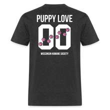 Load image into Gallery viewer, Pink Puppy Love Classic T-Shirt - heather black