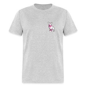 Pink Puppy Love Classic T-Shirt - heather gray
