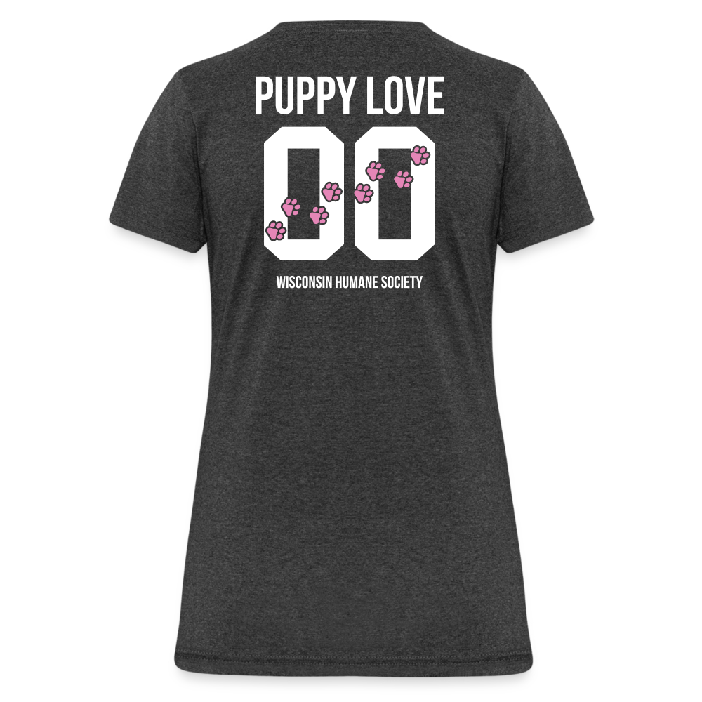 
                  
                    Pink Puppy Love Contoured T-Shirt - heather black
                  
                