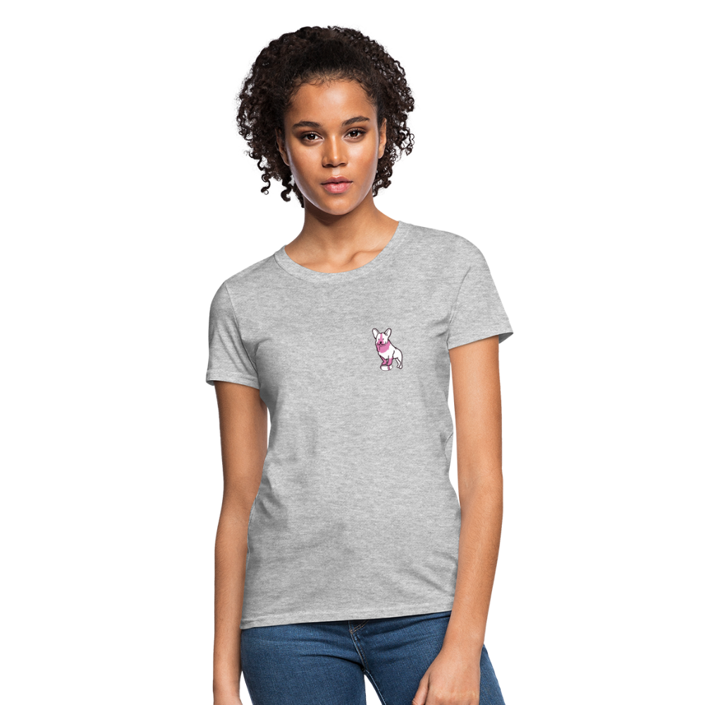 
                  
                    Pink Puppy Love Contoured T-Shirt - heather gray
                  
                