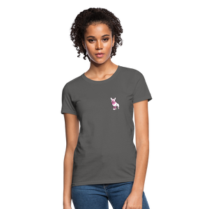 Pink Puppy Love Contoured T-Shirt - charcoal