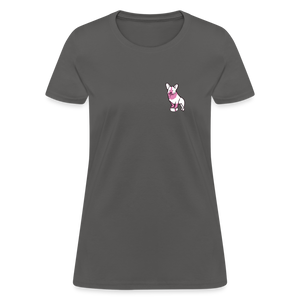 Pink Puppy Love Contoured T-Shirt - charcoal