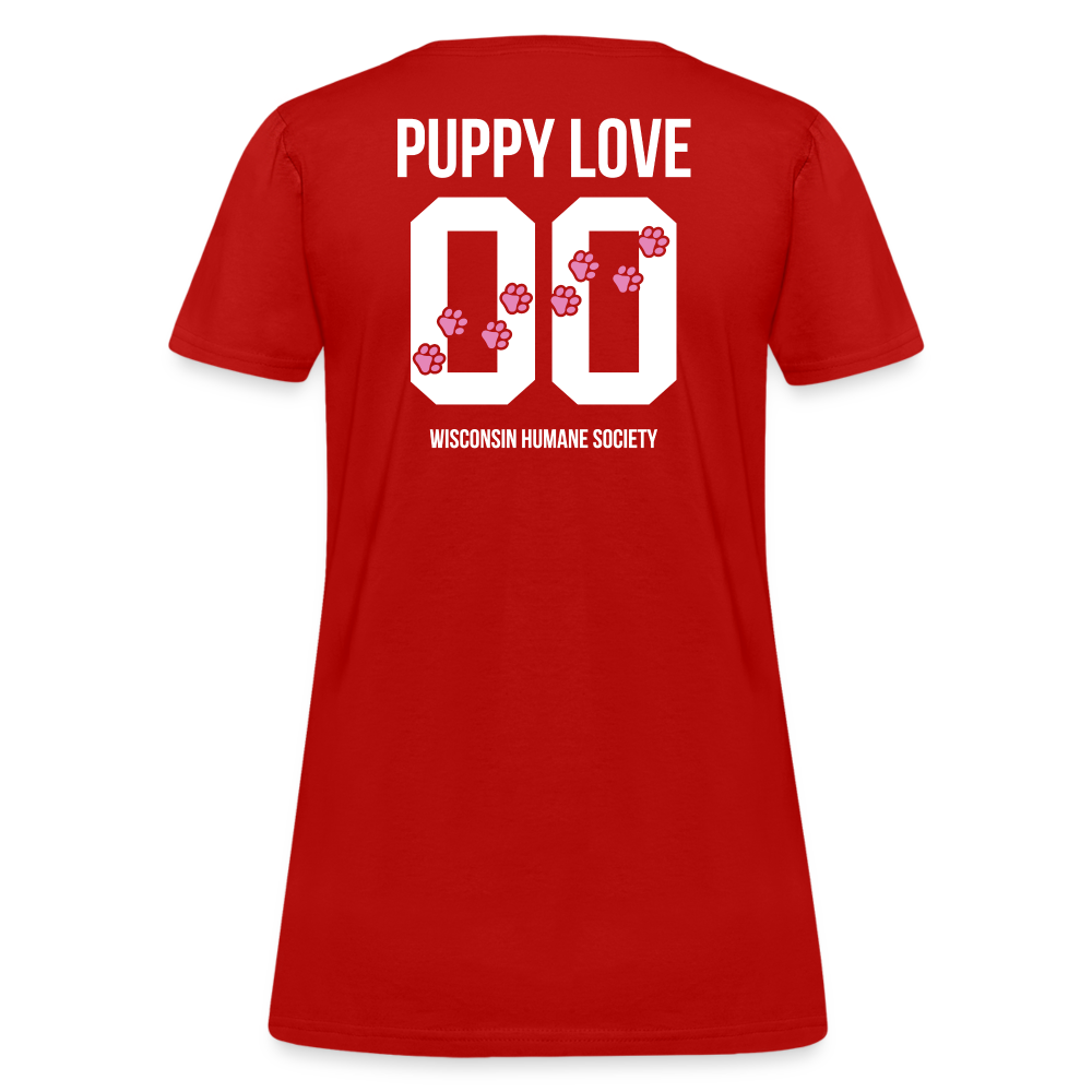 
                  
                    Pink Puppy Love Contoured T-Shirt - red
                  
                