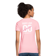 Load image into Gallery viewer, Pink Puppy Love Contoured T-Shirt - pink