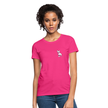 Load image into Gallery viewer, Pink Puppy Love Contoured T-Shirt - fuchsia