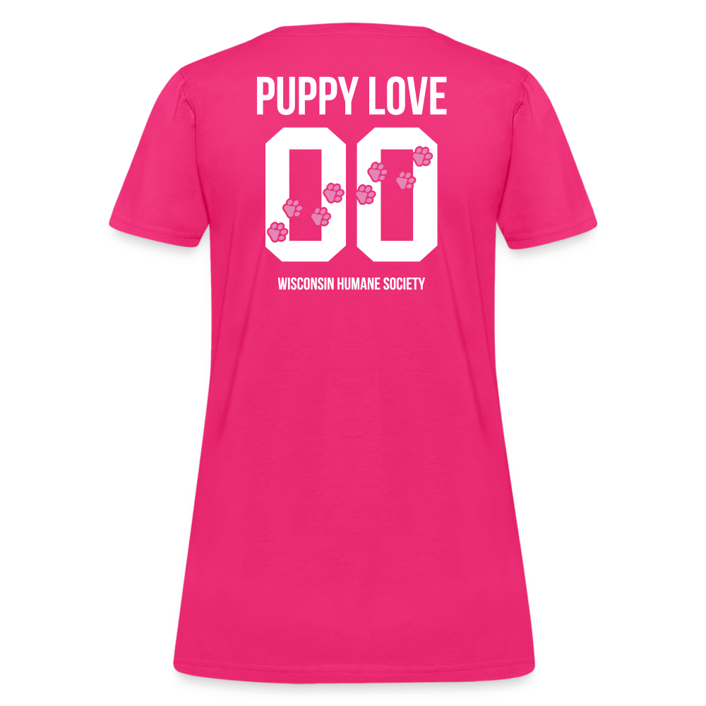 
                  
                    Pink Puppy Love Contoured T-Shirt - fuchsia
                  
                