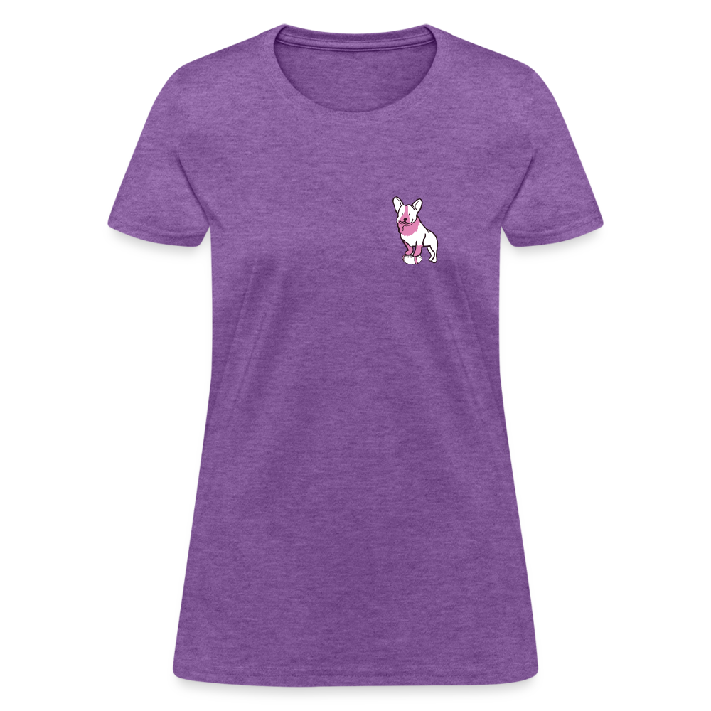 
                  
                    Pink Puppy Love Contoured T-Shirt - purple heather
                  
                