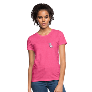 Pink Puppy Love Contoured T-Shirt - heather pink