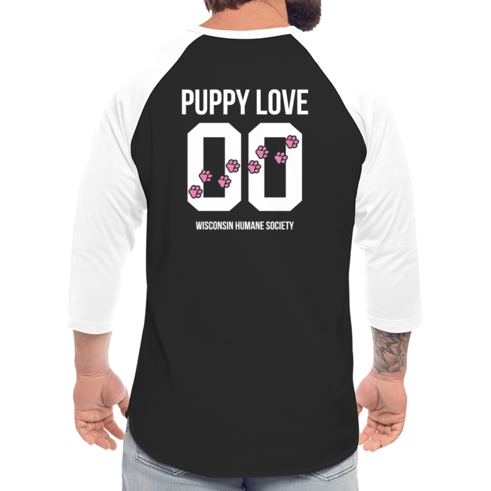 
                  
                    Pink Puppy Love Baseball T-Shirt - black/white
                  
                