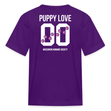 Load image into Gallery viewer, Pink Puppy Love Kids&#39; T-Shirt - purple