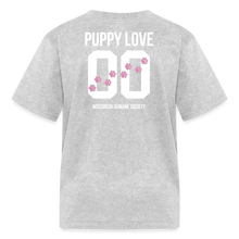 Load image into Gallery viewer, Pink Puppy Love Kids&#39; T-Shirt - heather gray