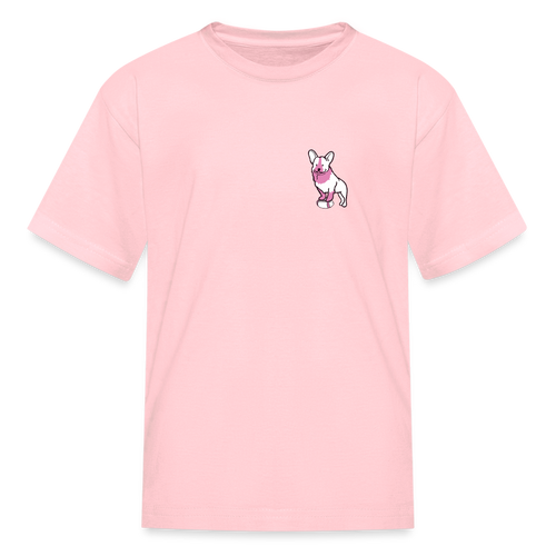 Pink Puppy Love Kids' T-Shirt - pink